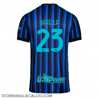 Inter Milan Nicolo Barella #23 Maglia Gara Casa Repliche 2025-26